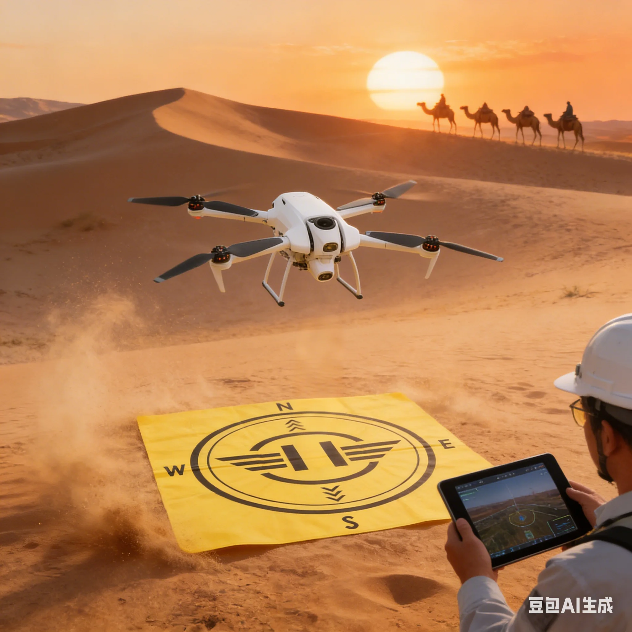 Portable Drones Landing Pad  For Insta360 Antigravity A1 Foldable PU Double-Sided Landing Field Waterproof Floor Mat