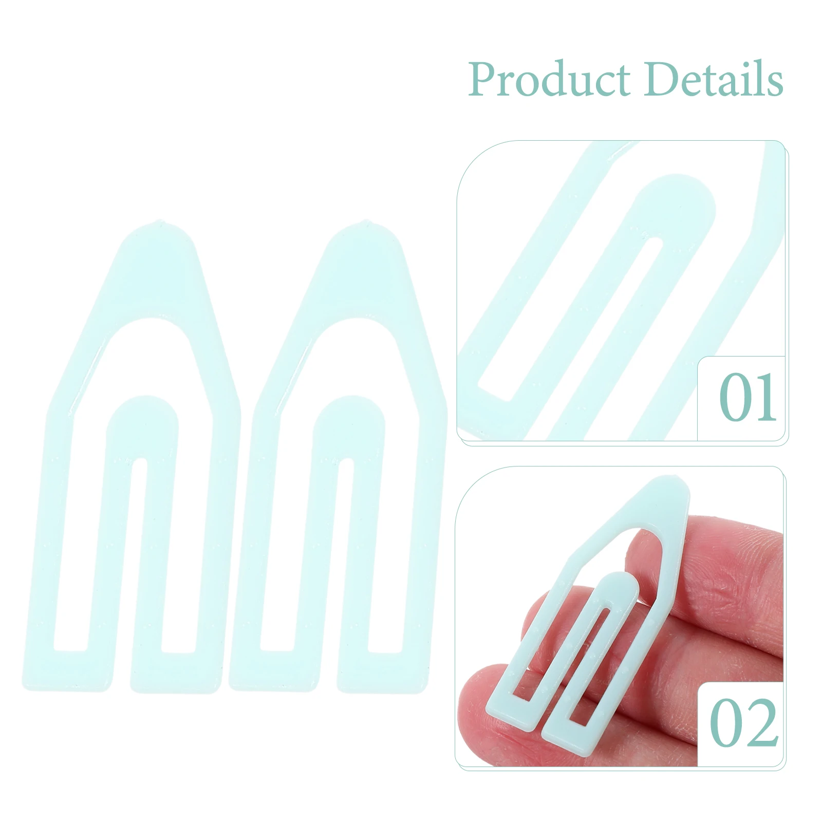 

60 Pcs Clips Document Organizers Plastic Paper Clips Small Office Supplies Creative Arrow Shaped