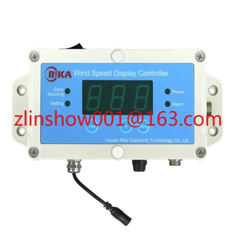 

Popular Metal Wireless Wind Anemometer Speed Sensor and Alarm Controller
