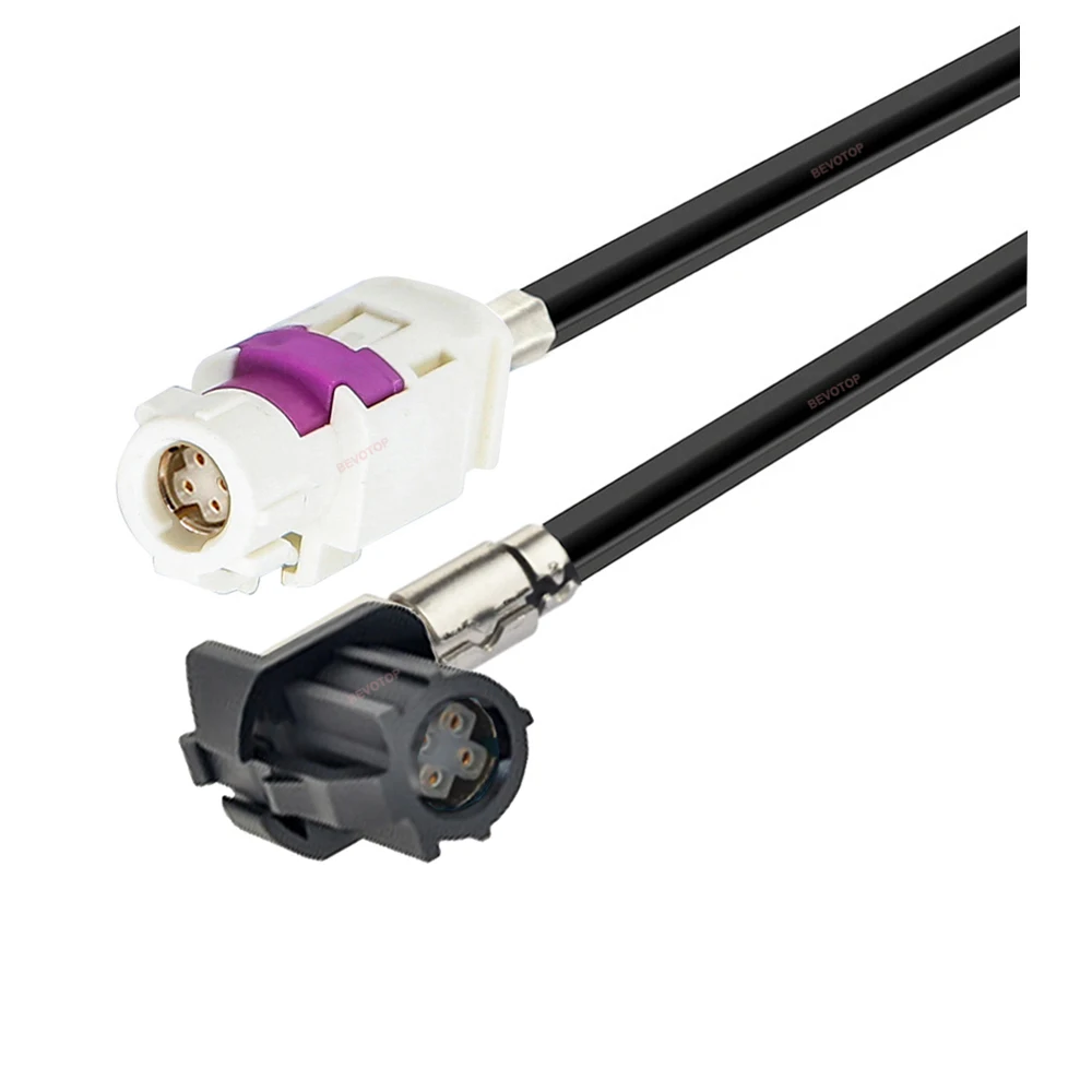 BEVOTOP Video Kabel 4 Pin HSD Code B zu Code EIN 4 Core 535 LVDS Kabelbaum für Peugeot Citroën auto radio Navigation GPS Display