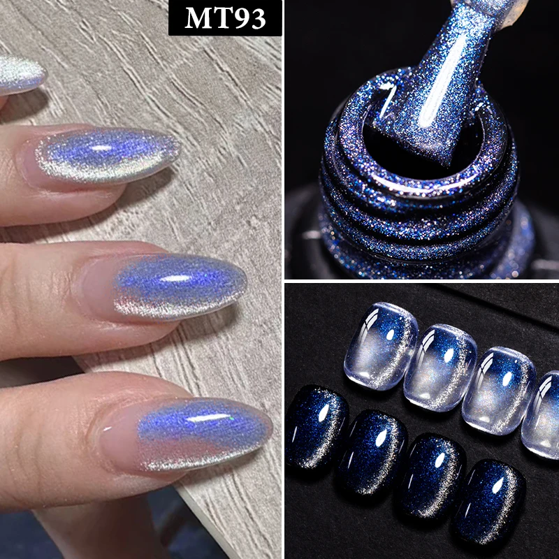 2 IN 1 Chamelon Magnetic Top Coat Gel Nail Polish Semi Permanent Soak Off UV Gel Varnish Can Be Chamelon Magnetic Gel Polish DIY