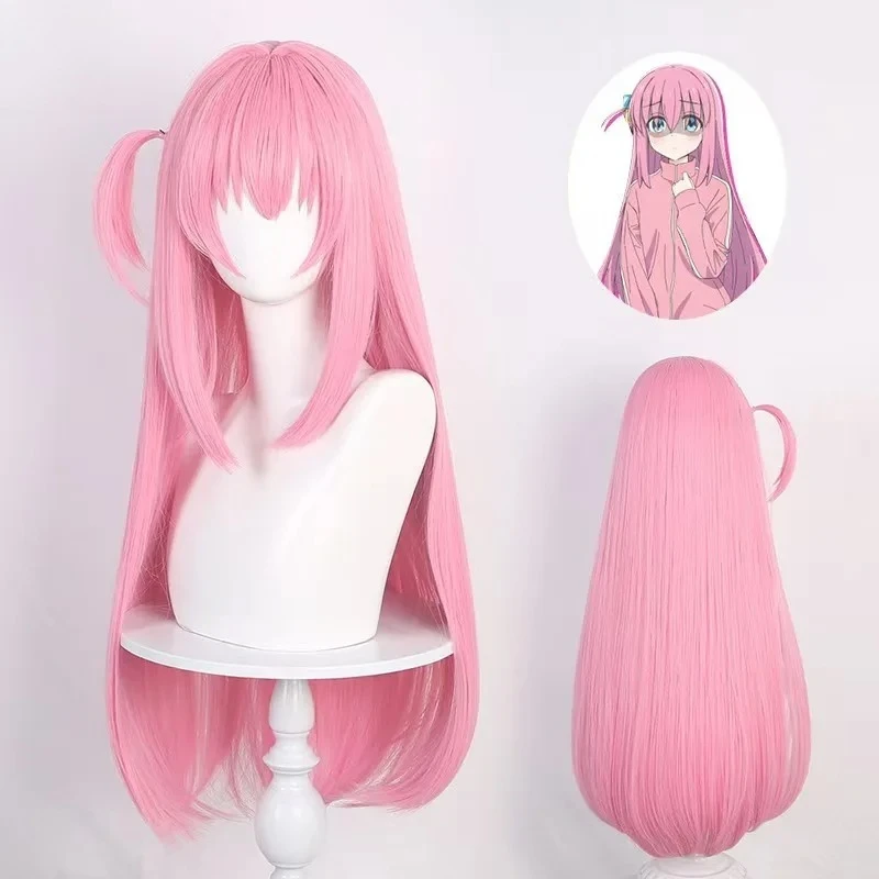 

Hitori Gotou (Bocchi Hitori) Cos Wig - New Anime Bocchi the Rock! Pink Long Hair Cosplay Wig