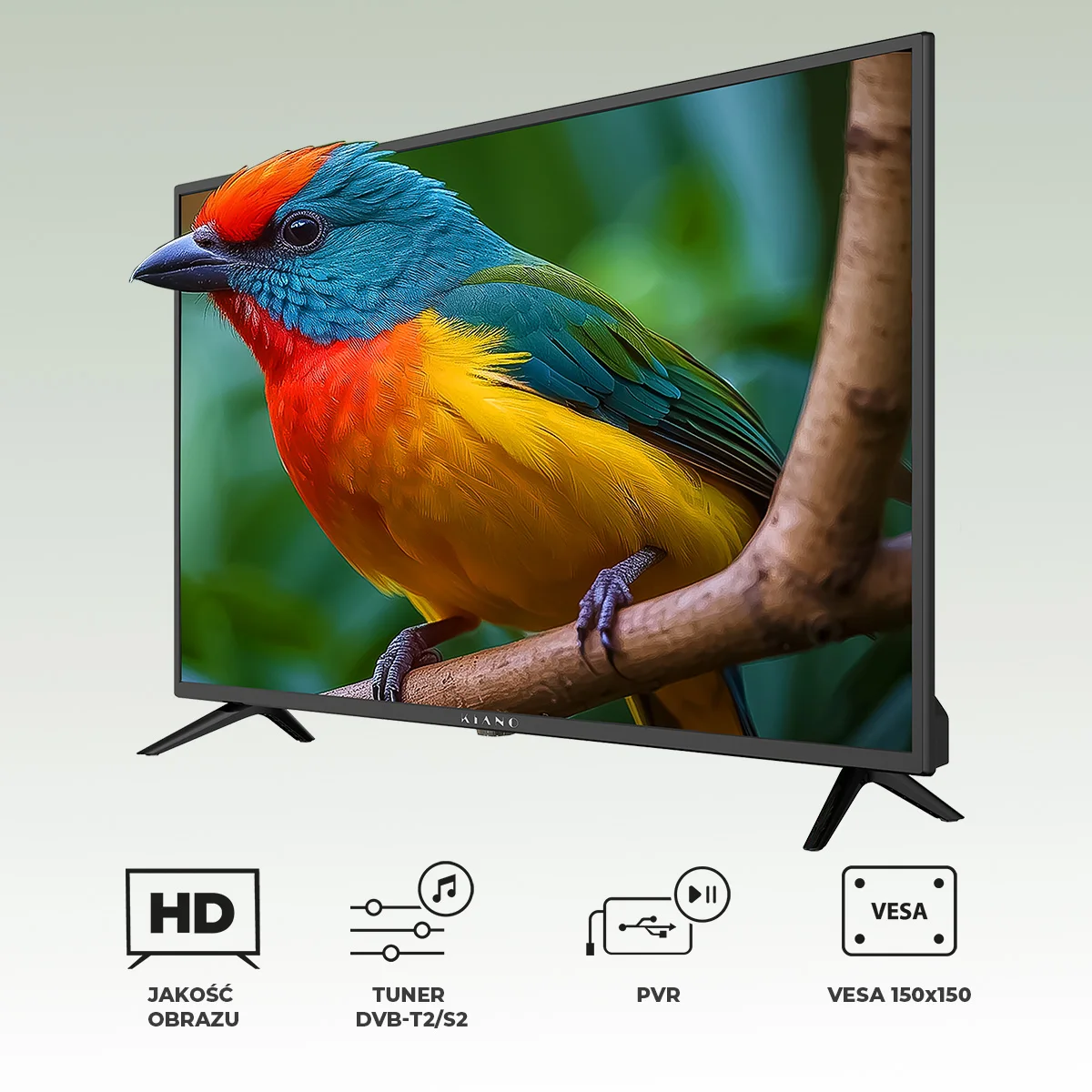 تلفزيون ال اي دي كيانو سليم تي في 40 بوصة |   تلفزيون LED Full HD 1080p Matrix (FHD)
