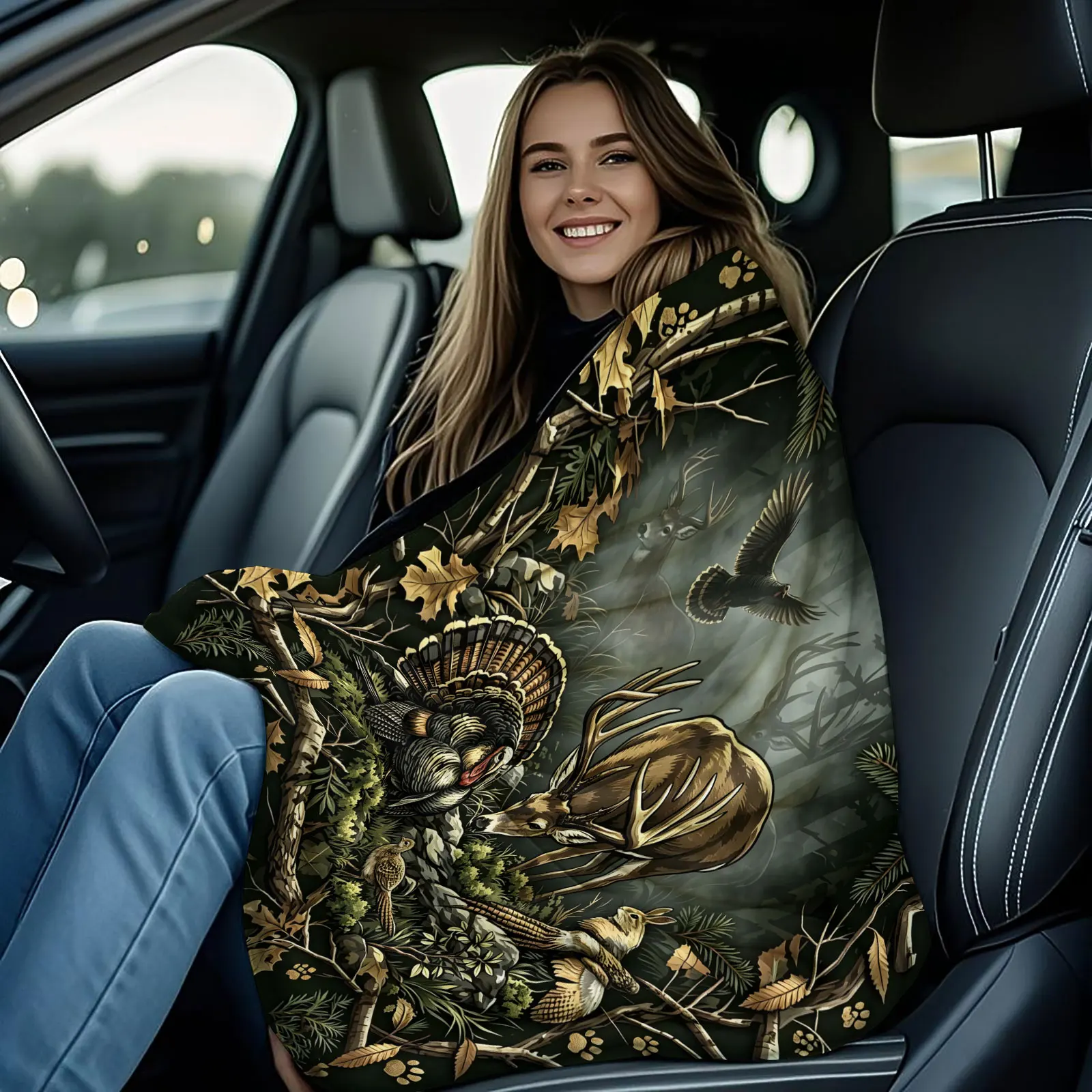 Vintage Woodland Animal Throw  - Wildman Hunting & Outdoor Price List ulasan dan harga