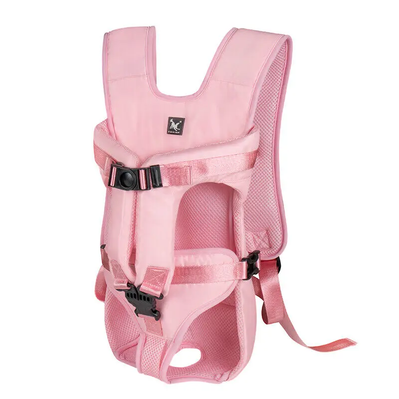 Outdoor-Haustier-Tragetasche für vorne am Hals, verstellbarer, freihändiger Hunderucksack für mittelgroße und kleine Hunde – Detail 14