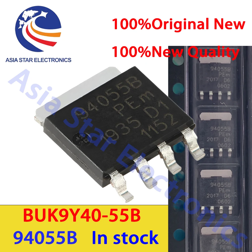 (10-50piece) 100% New BUK9Y40-55B 94055B sot-669 Chipset N-Channel MOSFET Automotive Voltage Regulator Control Circuit IC