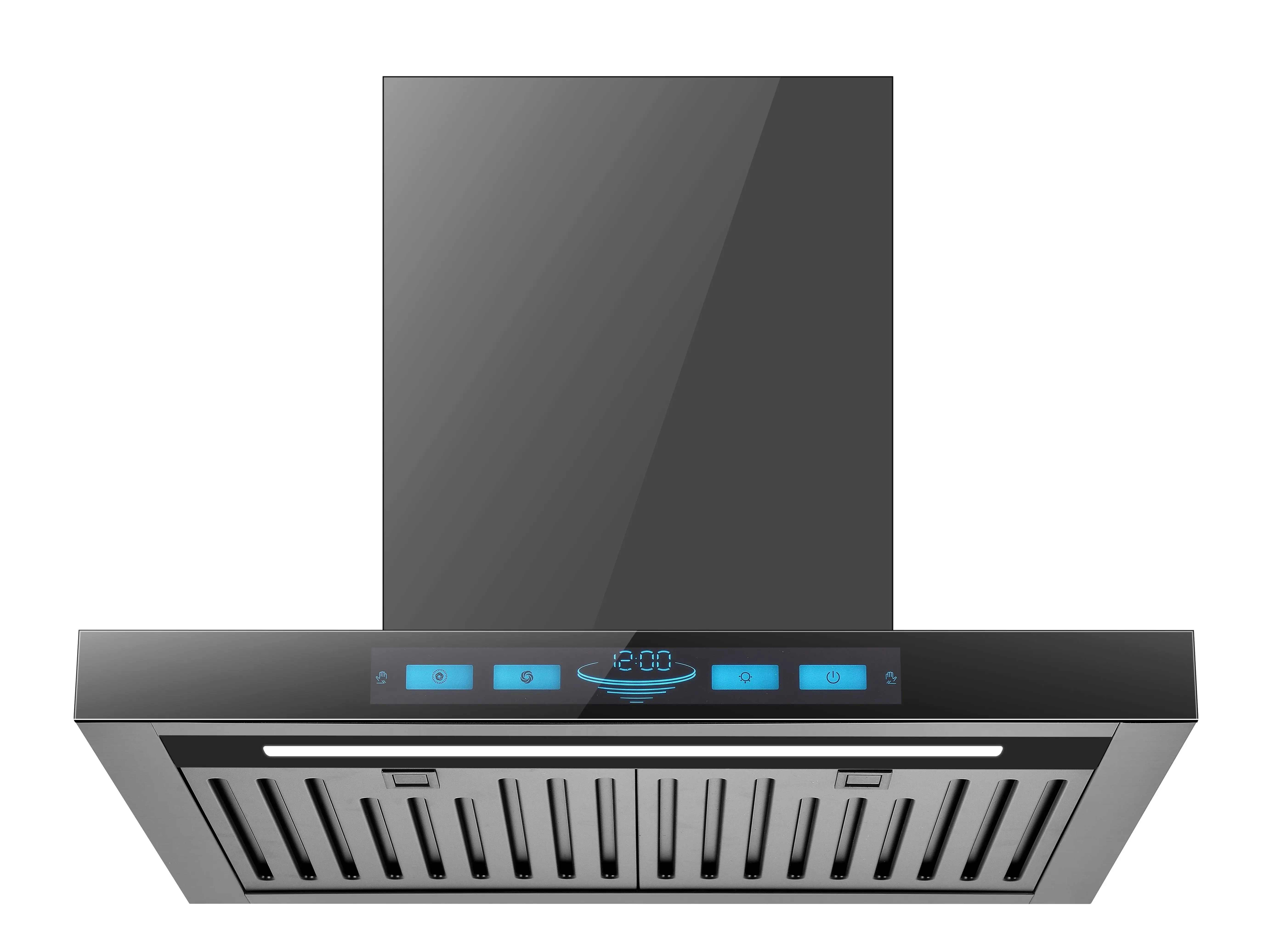 شفاط الطباخ العمودي، شفاط المطبخ العادم من الفولاذ المقاوم للصدأ المثبت على الحائط