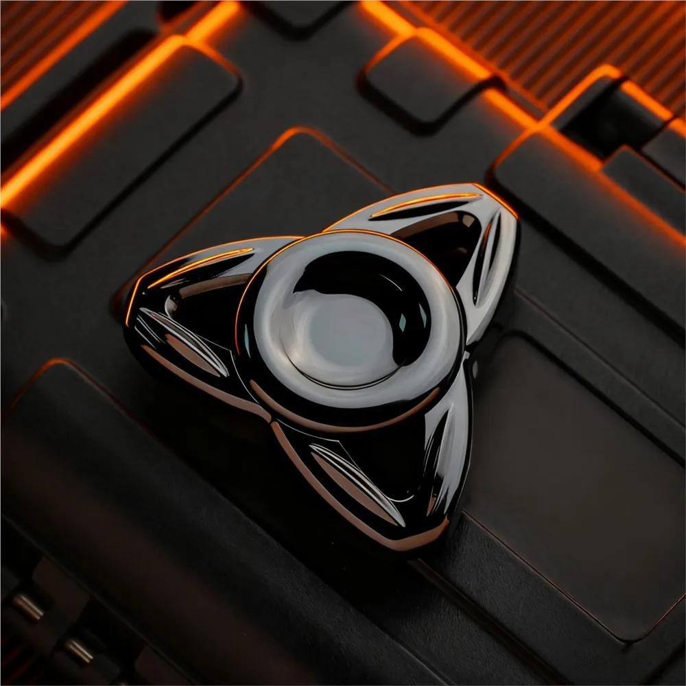 Ry EDC YUN Fidget Spinner Stainless Steel Zirconium Handling Feel Gyro Anxiety Relief Gadgets Fidget Toys Metal