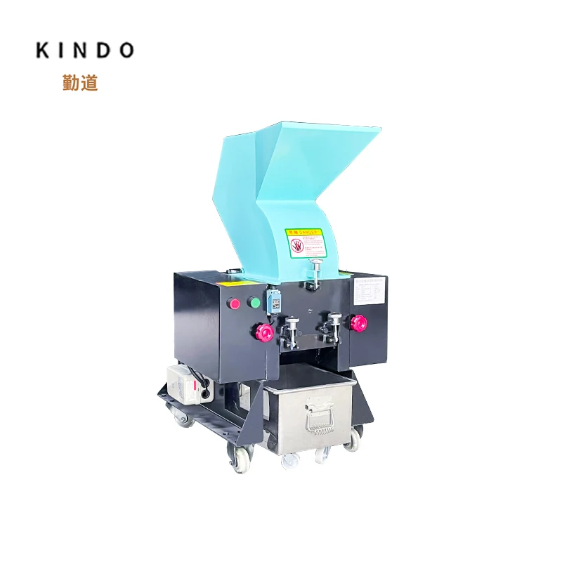 50-100kg/h Mini Efficiency Plastic Shredder Machine 220V Plastic Crusher Grinder HDPE ABS Waste Plastic Recycling Equipment