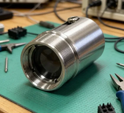 SMA905 Fiber Collimator & Focusing Lens Assembly, High Precision Optical Fiber Coupler for Laser Alignment & Beam Collimation
