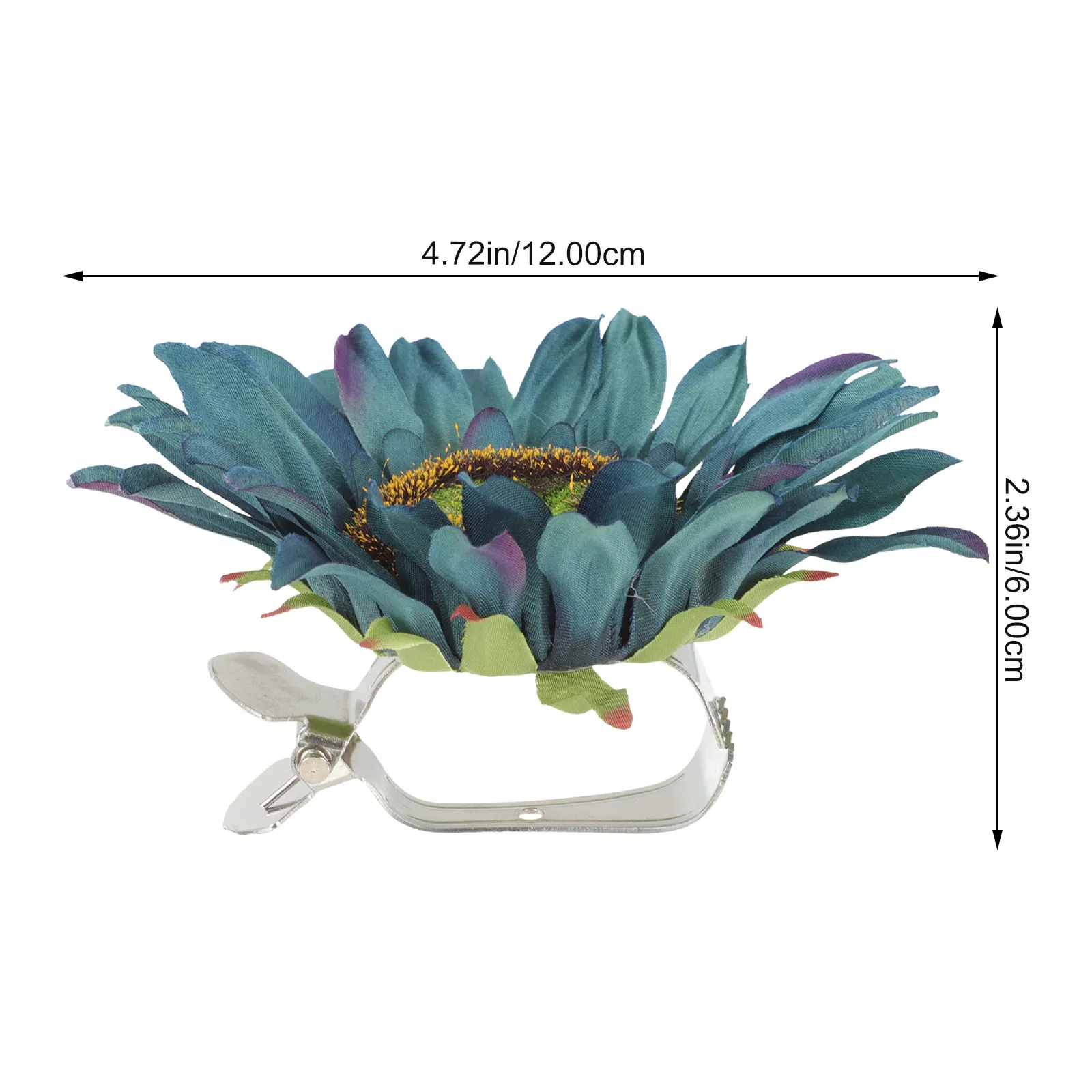 2Pcs Sunflower Shape Curtain Tiebacks Clips Premium Strong Clamp for Sheer Gauze Curtains Living Room Bedroom Decor