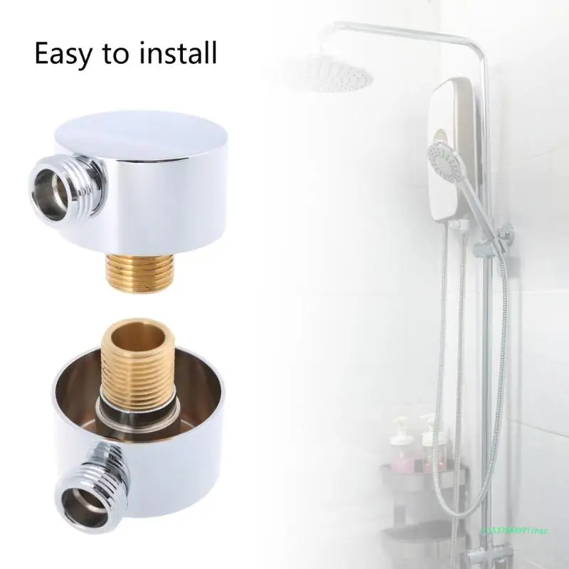 Practical Shower Hose Wall Connector Shower Accessory Brass for Modern Bathrooms