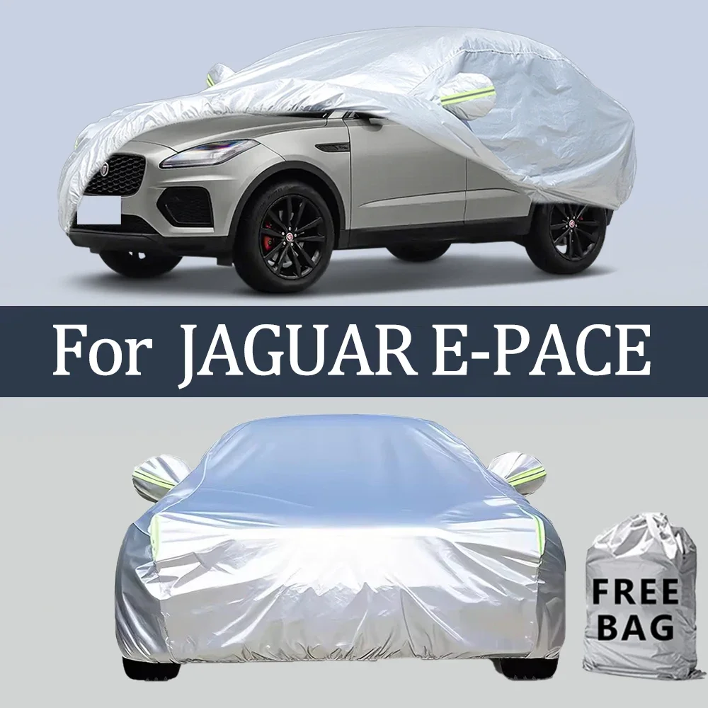 

For JAGUAR E-PACE Car Cover Outdoor Protection Covers Snow Sunshade Waterproof Dustproof Exterior UV Car Accessories