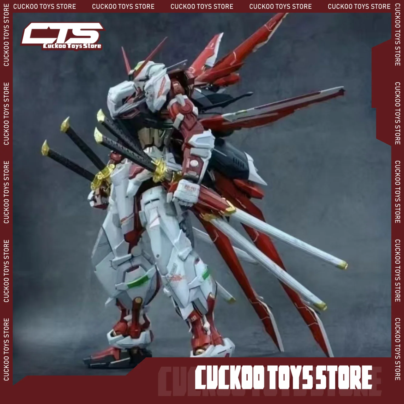 

Репринт Spot Nielsen PG1:60 Red Attendant Ghost Red Alien 2,0, сборная модель с четырьмя лезвиями, летающий рюкзак, игрушка по индивидуальному заказу