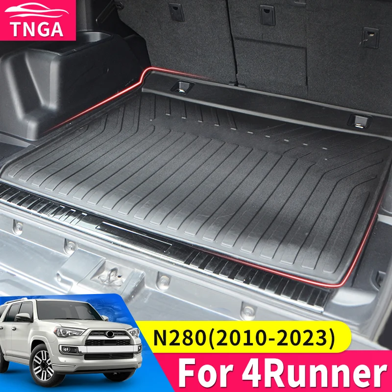 

For Toyota 4Runner Trunk mat N280 Tailgate Box Pad Interior Decoration Modification Accessories TPV Heightened Waterproof Rubber