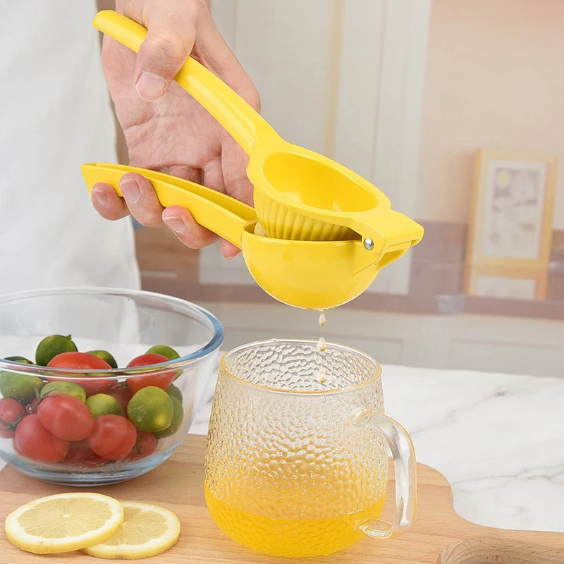 Manual Lemon  &  Orange Squeezer Alloy Hand Pressed Home Kitchen Useful Tools Accessories Convenient Beverage Making Tools