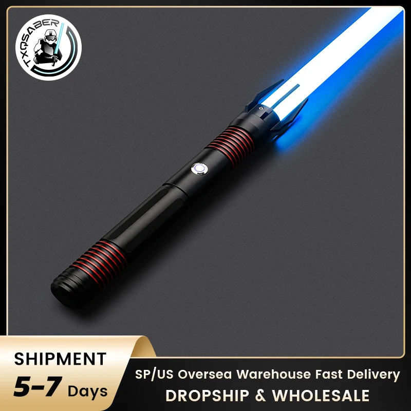 TXQSABER Neo Pixel Talon Lightsaber SNV4 Proffie Smooth Swing Metal Hilt con Dueling Blade Laser Sword JEDI Cosplay Toy