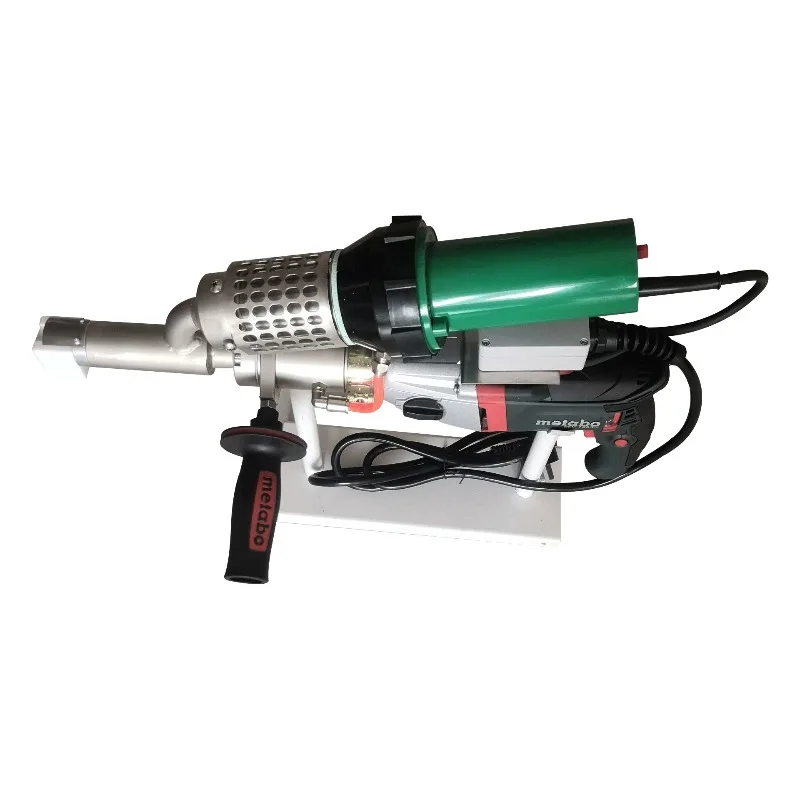 Plastic extrusion welding machine, hot melt plastic welding torch, plate and pipe extrusion welding machine