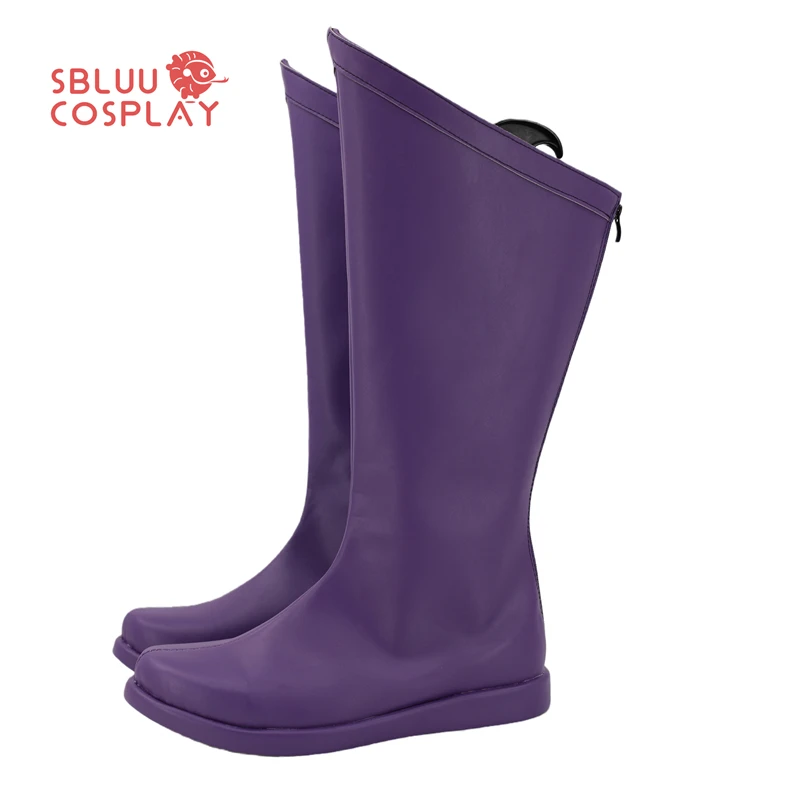 SBluuCosplay Skeletor Cosplay Shoes Custom Made Boots Halloween Party