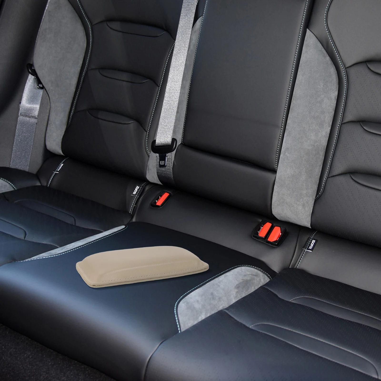 

Leg Cushions Car Center Console Pad Knee Pads Universal Fit Easy Installation Removal Comfort Support Durable PU Car