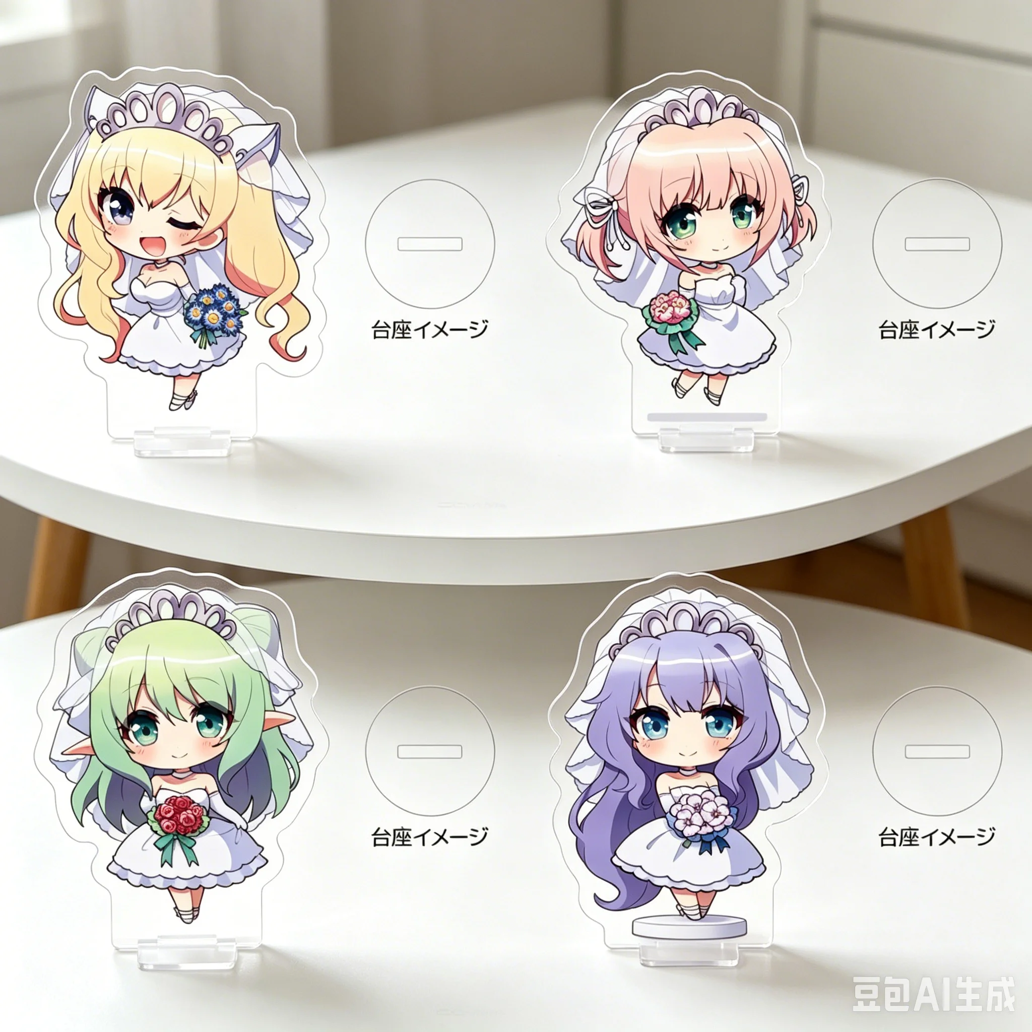 Producto Exquisito Anime Iris Mysteria! ~El Misterio de los Sueños de las Niñas~ Colección de figuras periféricas, modelo de acrílico con soporte, llavero