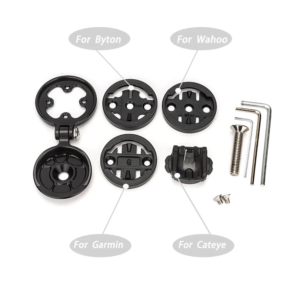 ZTTO-Bicicleta Out-Front computador Stem Mount Holder, MTB, Road Bike, GPS, suporte, ajustável para Garmin, Bryton, Cateye, Wahoo