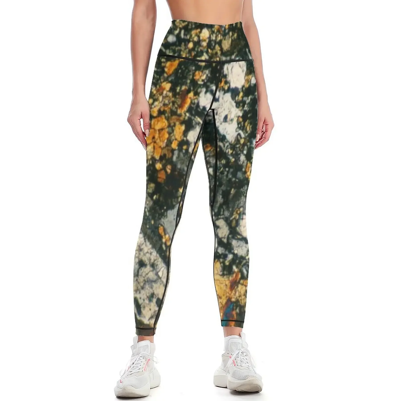 

Feldspar Thin Section Geological Mineral Art Leggings sports for push up jogging pants Womens Leggings