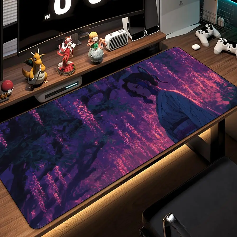 Japanse anime thema 30X80 CM Muismat Bureau Mat Gaming matten Antislip Gestikt Rand gaming toetsenbord muis mat Uitgebreide pad