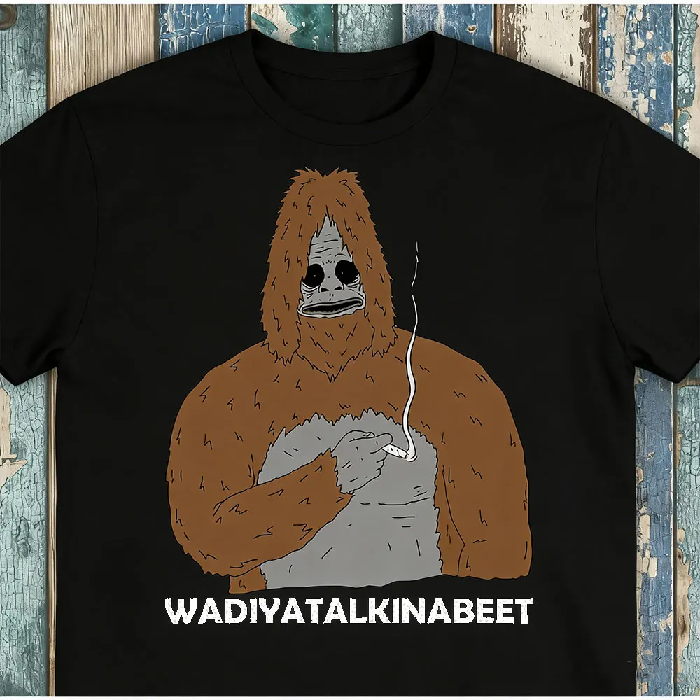Sassy The Sasquatch Smoke Big Foot Lez Show Gamer Cult Gift Tee T Shirt M1006