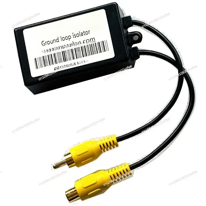 

Automotive on-board video signal isolator ground loop anti-jammer solves the horizontal noise ripple surveillance video