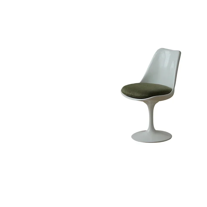 Retro tulip chair, small family dining table and chairs, rotatable