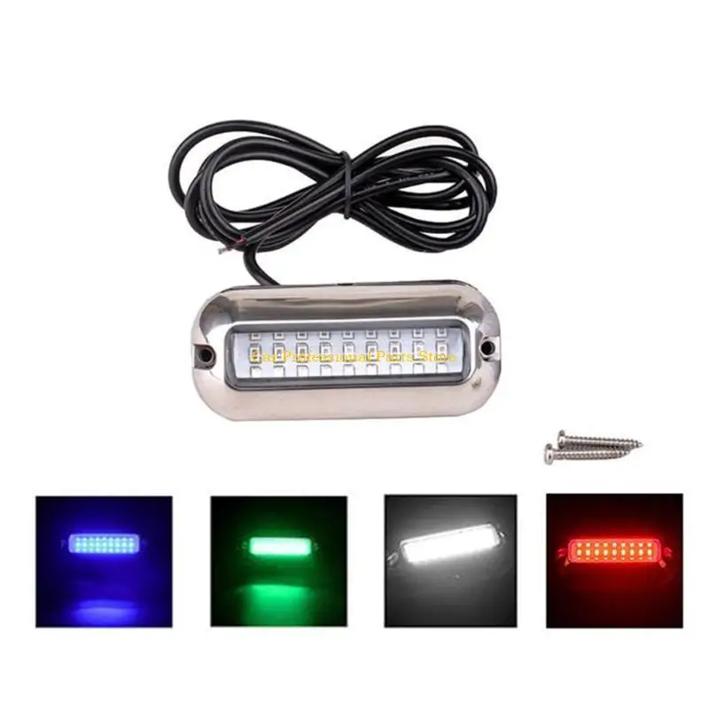 R53D ل 10-30V قارب البحرية Transom LED LED STERN 27 LEDS مقاوم للماء Marine Ligh