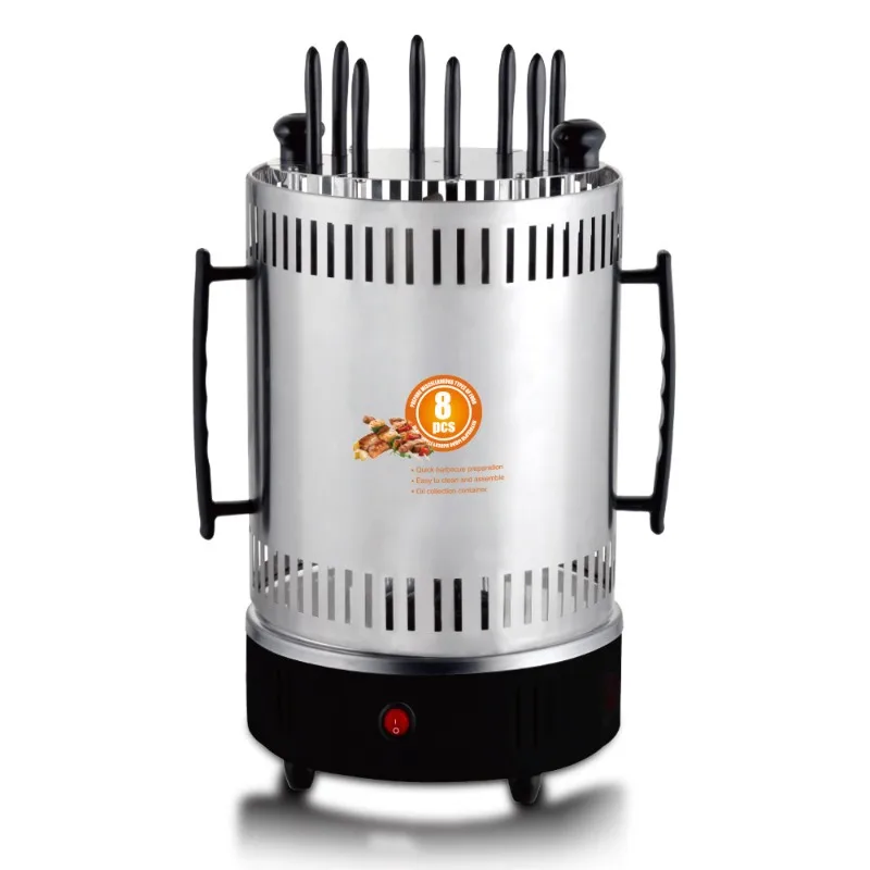 Home Smoke‑Free Charcoal BBQ Grill Multifunctional Fry Roast Integrated Machine Indoor Outdoor Barbecue Cooking Tool