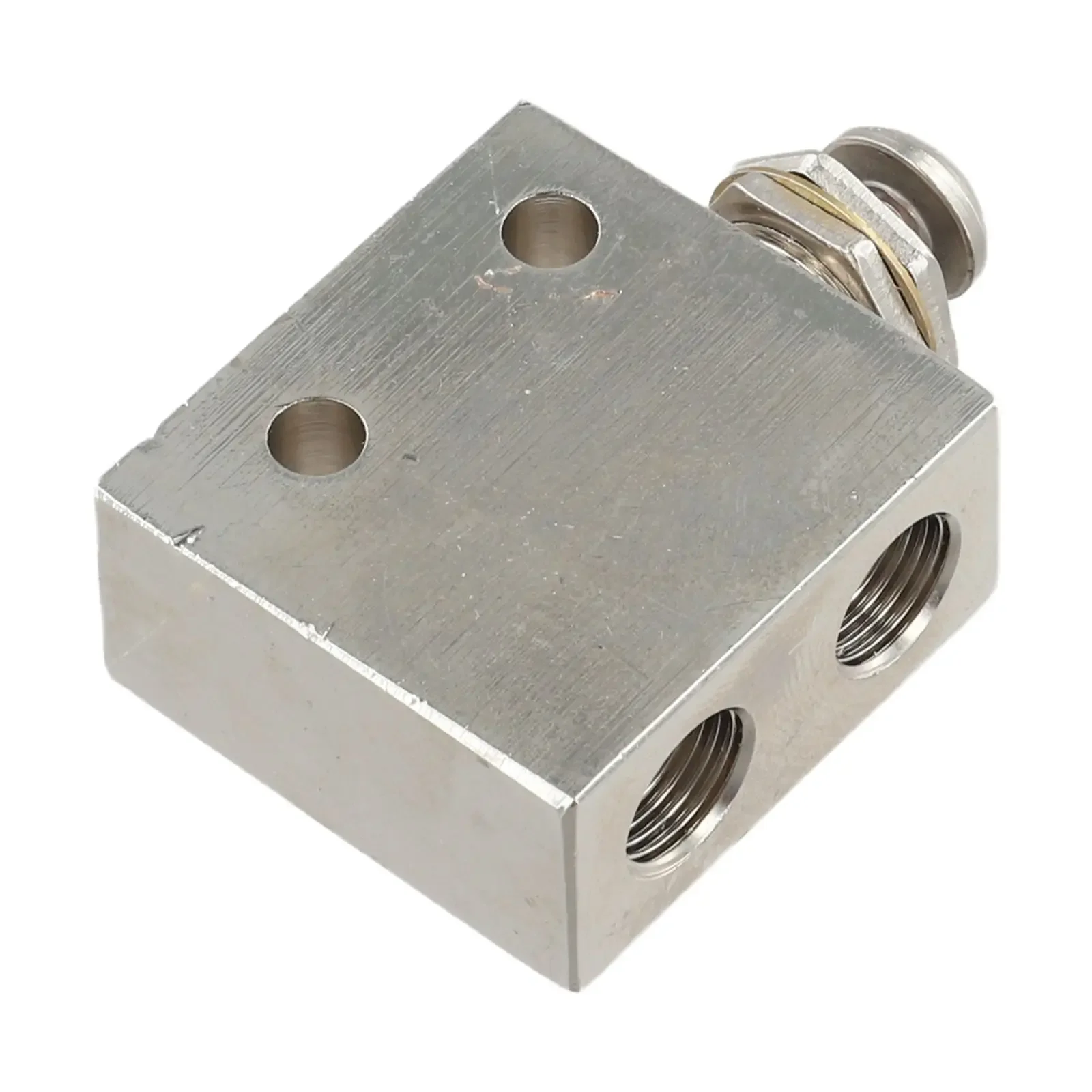 2 Position 3 Way Air Mechanical Valve Push Button Air Pneumatic Valve TAC2-31V Mechanical Valve Hydraulics Pneumatics Pumps Part