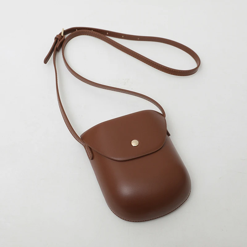 LEFTSIDE Mini Pu Leather Flap Bags For Women 2024 Fashion Trend Simple Crossbody Bag Females Shoulder Bag Handbags And Purses