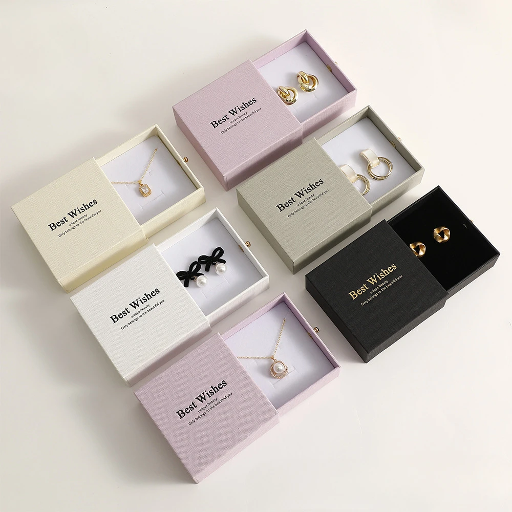 1 Piece Drawer Box Personalized High-end Jewelry Box Drawer Box Necklace Jewelry Boxes