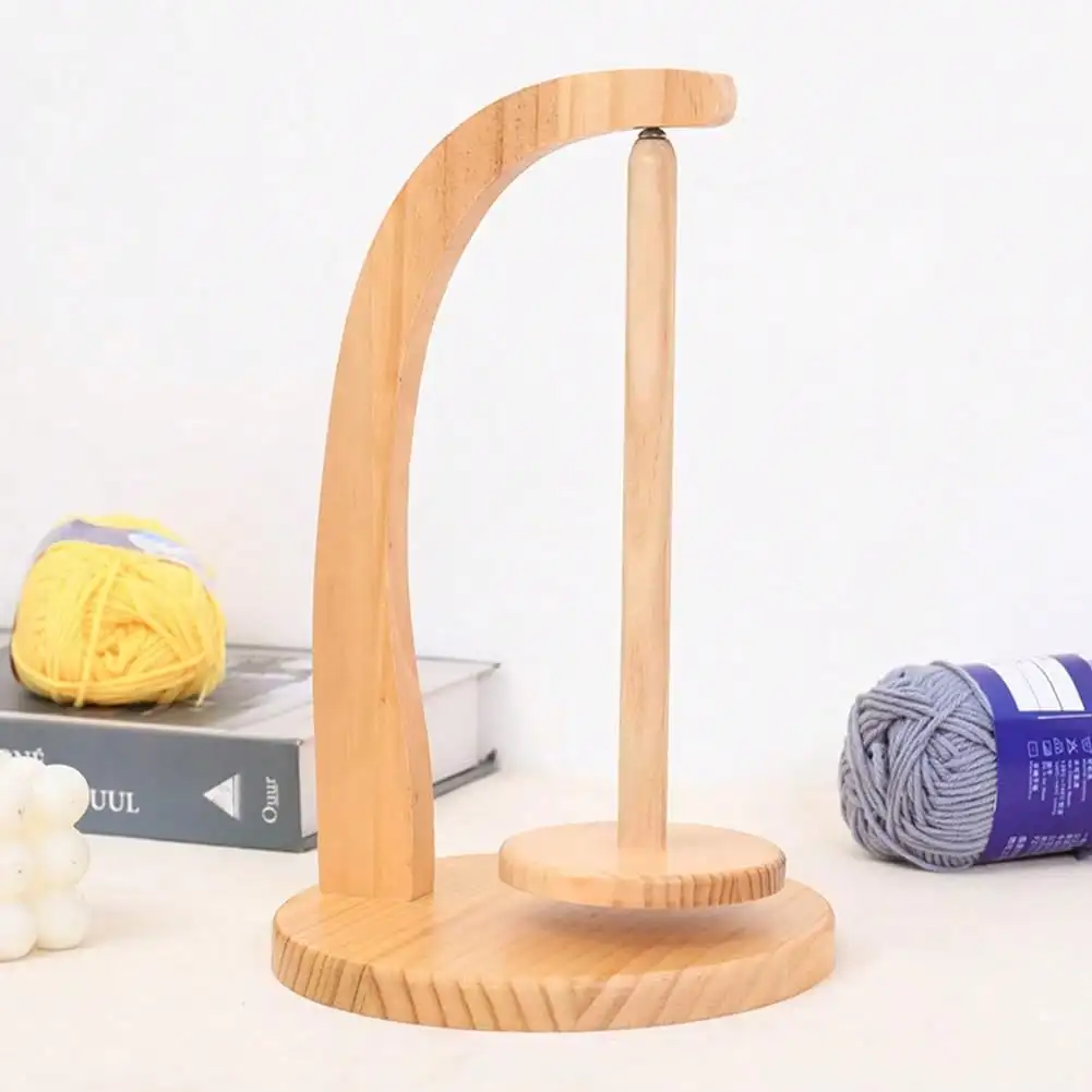 Yarn Holder for Crocheting, Wooden Yarn Spinner for Crocheting and Knitting, Magnetic Yarn Ball Holder, Gift for Knitting Lovers
