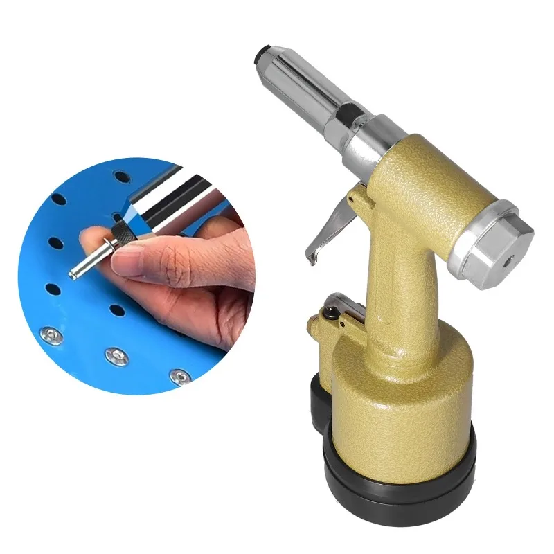 

Пневматический клепальный пистолет KP-701, пневматический клепальный пистолет с коротким цилиндром, набор гидравлических клепальных инструментов, прочный и долговечный