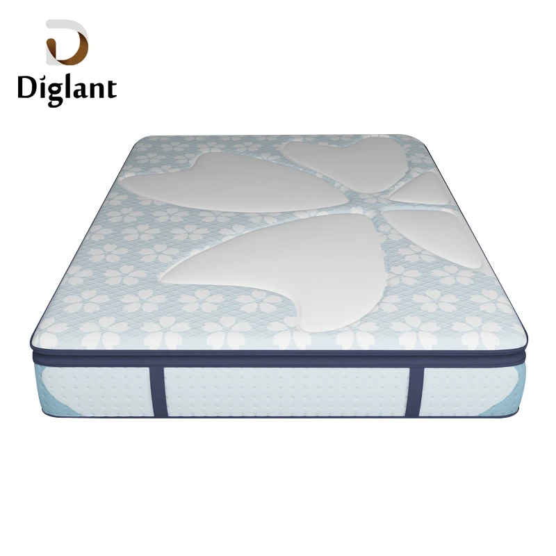 D95 Fine Pressure Lower Back Pain Gel Foam Pocket 7 Zones Sprung Bedroom Mattress