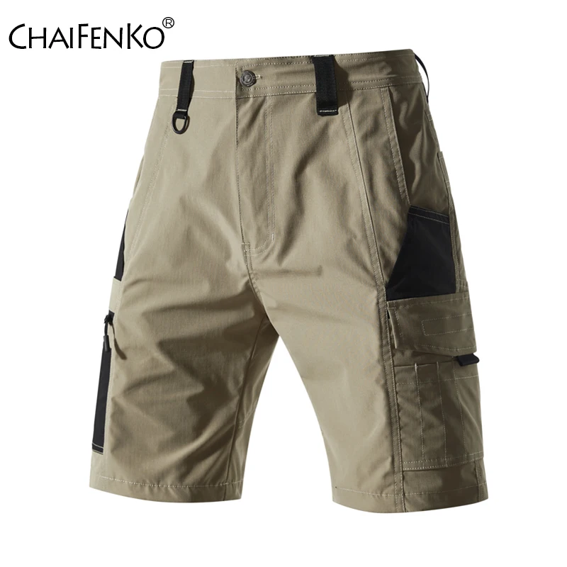 

Летние мужские модные брюки-карго для походов, новые простые однотонные спортивные брюки для тренировок, свободные повседневные брюки с множеством карманов для активного отдыха