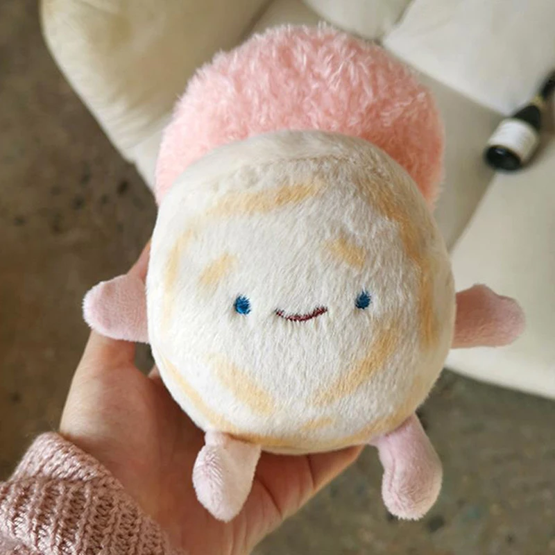 Creative Cute Xi'an Pink Roujiamo Plush Dolls Soft Ragdoll Keychain Pendants Girly Bag Hanging Ornaments Stuffed Toys Kids Gifts