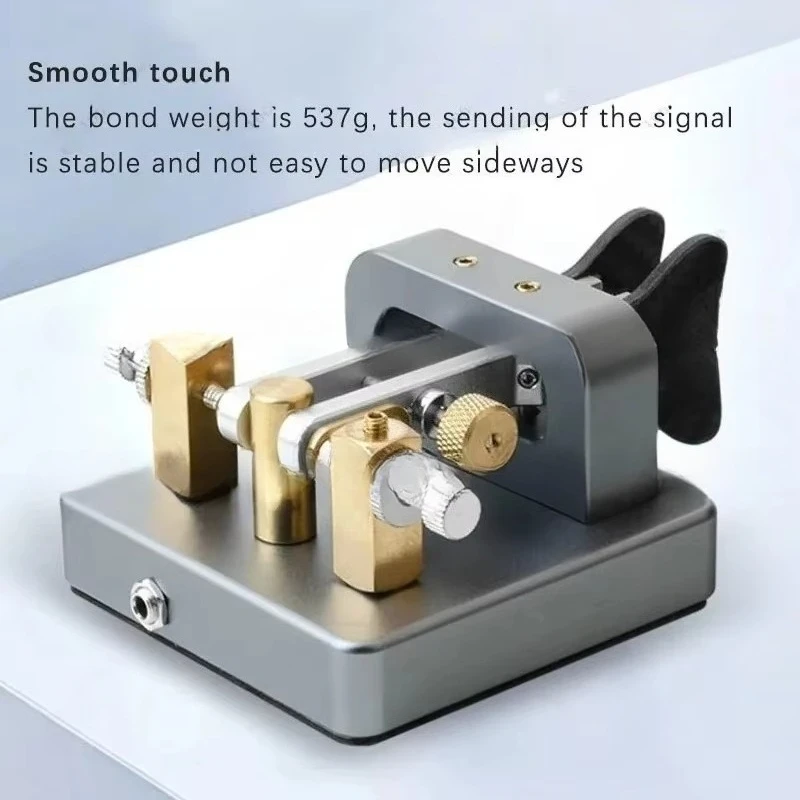 VK-6 Electric Automatic Key - Shortwave CW Radio Hand Key for Morse Code Shortwave Radio Station