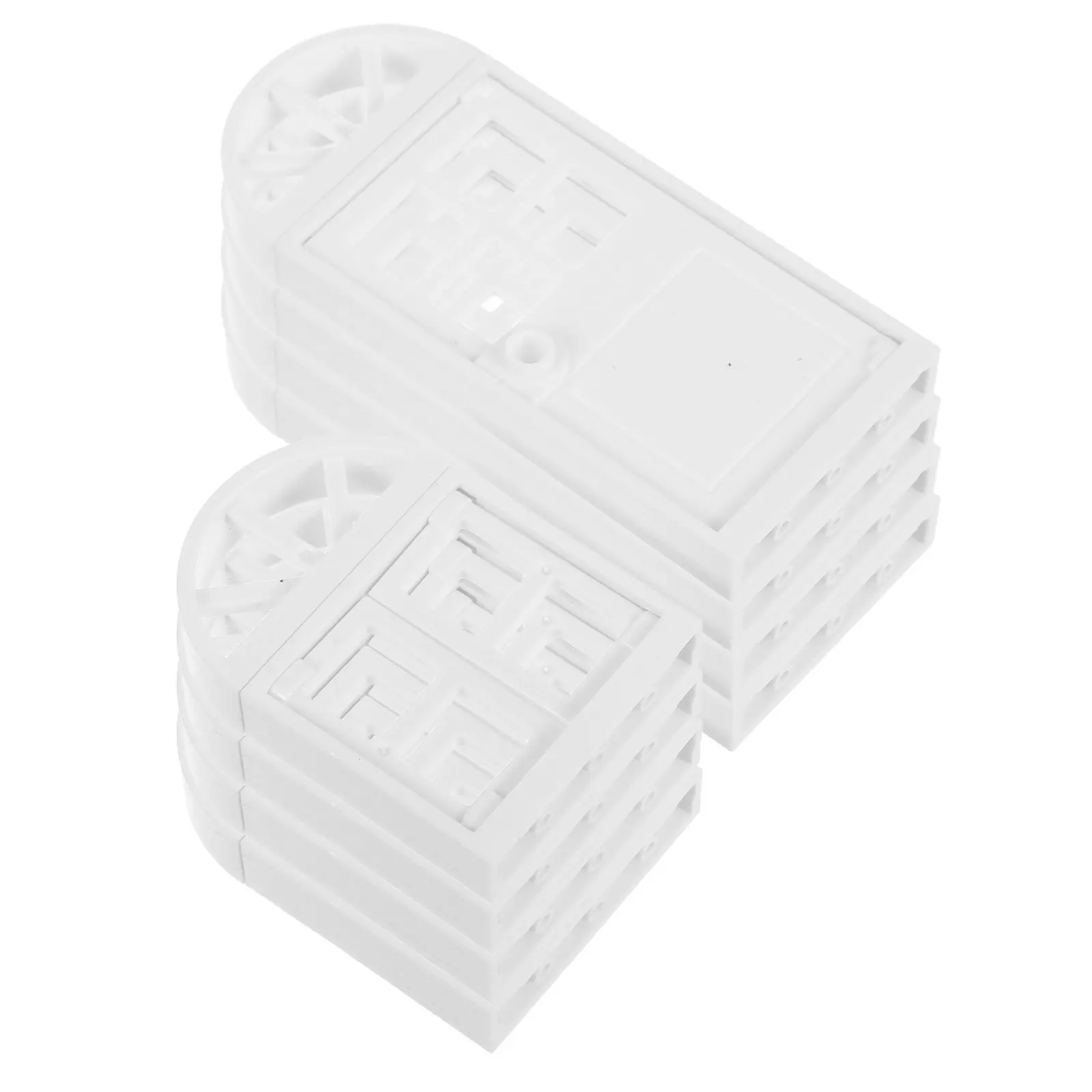 

8Pcs DIY Pretend Play Window Door Kit Plastic Miniature Dollhouse Furniture for Tiny House Craft Decoration Supplies