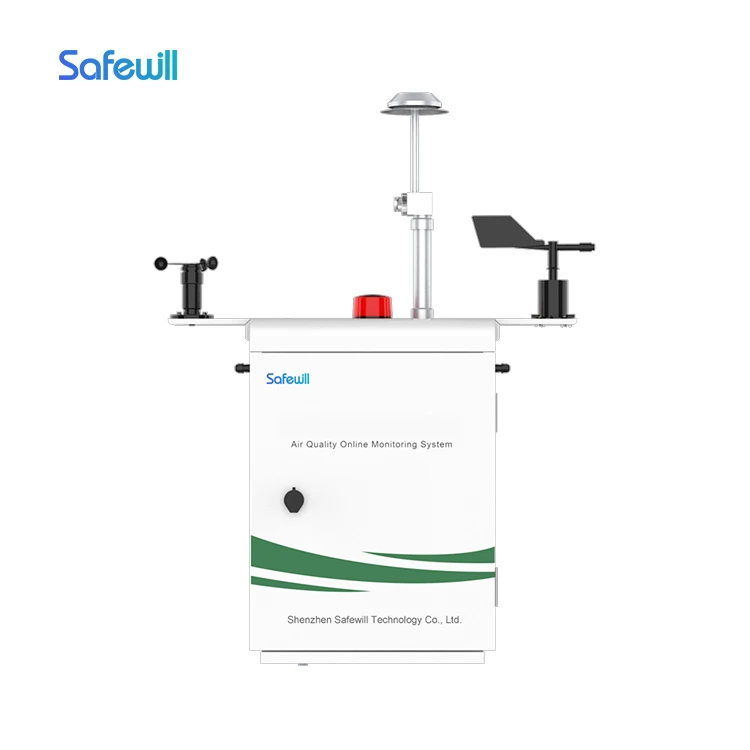 Safewill OEM Outdoor Air Quality Monitor System Detector Dust Noise ES80A-A10 AQI Monitor Air Quality Monitor System