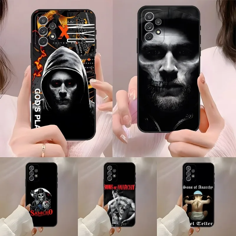 US TV Series - Sons Of Anarchy Phone Case For Samsung Galaxy A31 A33 A52 A13 A02 A72 A40 A20 A23 A54 A14 A34 Back Cover