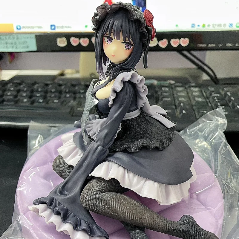 

My Dress-Up Darling Anime Figure Kitagawa Marin Black Maid Action Figurine Shizuku Kuroe Statue Collection Decor Model Toy Gift