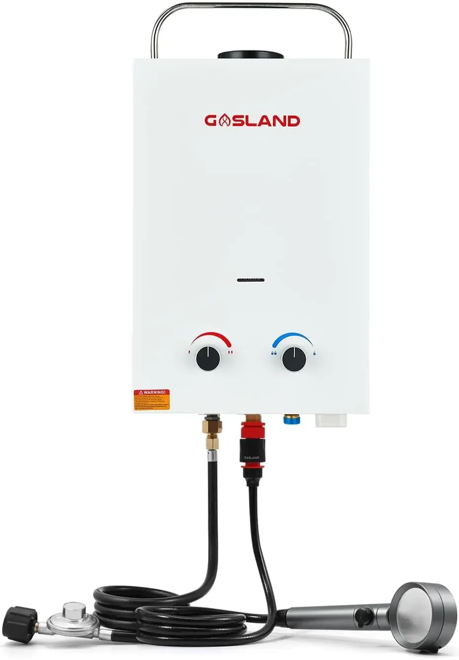 سخان مياه محمول، GASLAND Outdoors BS158 1.58GPM 6L سخان مياه يعمل بالغاز بدون خزان، سخان ساخن حسب الطلب، تخييم RV