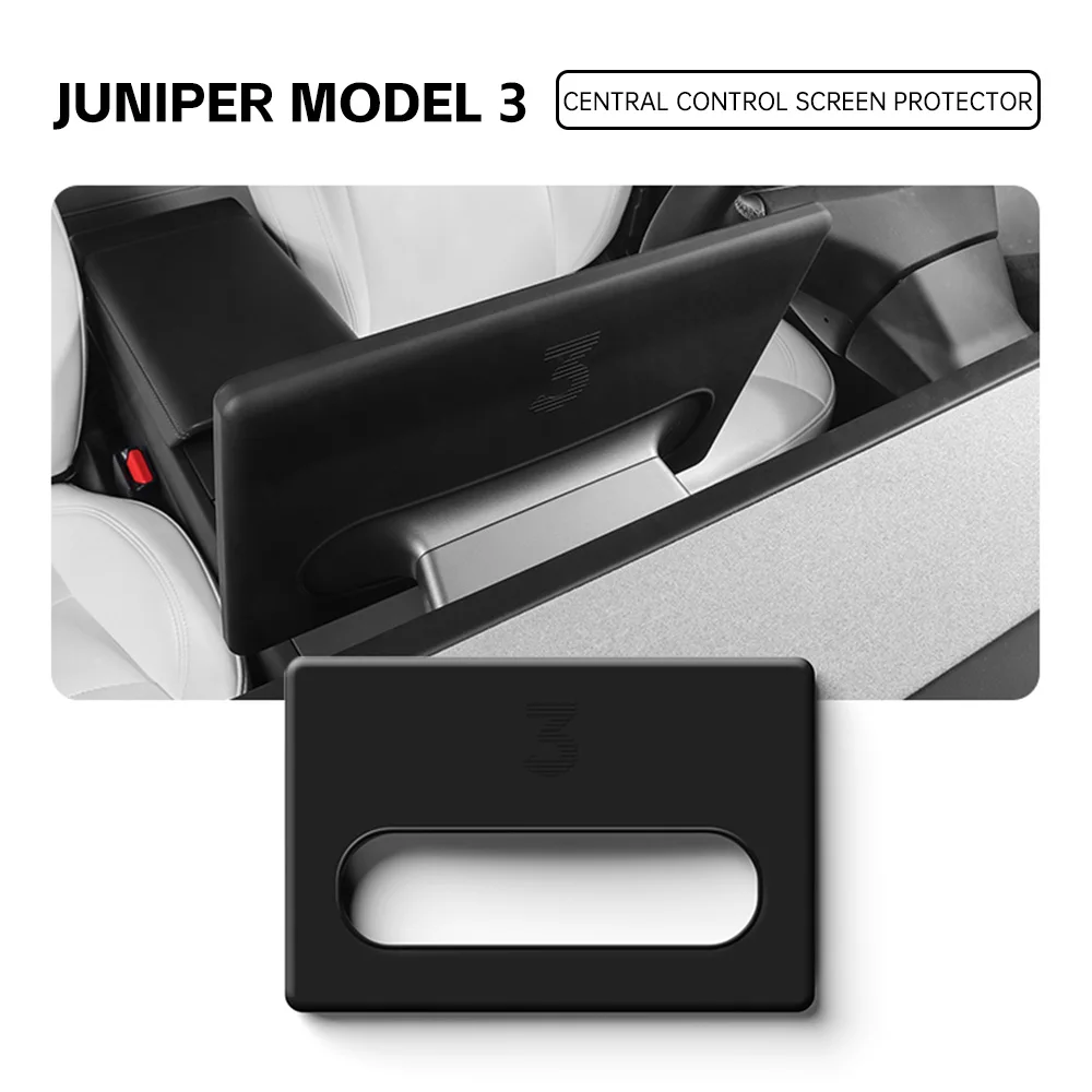 

Screen Edge Protection Frame For Tesla Model Highland 3 Juniper Y 2025 2026 Silicone Decorative Frame Car Interior Accessories