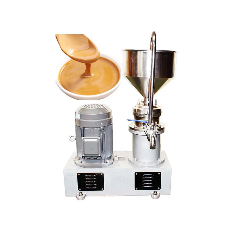 

20-30kg/h Chilli Sauce Grinding Making Red Chilli Paste Grinder Colloid Mill for Chili Paste Peanut Butter Processing Machine