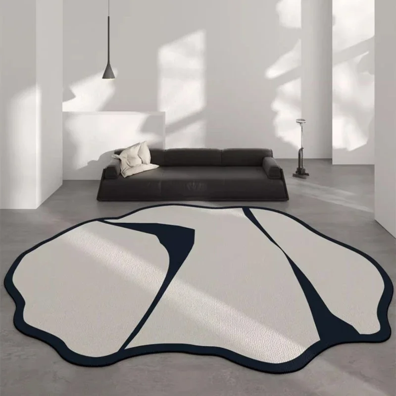 

Special-shaped Art Living Room Carpet Light Luxury Bedroom Bedside Plush Floor Mat IG Sofa Coffee Table Soft Rug Ковер Tapis 러그